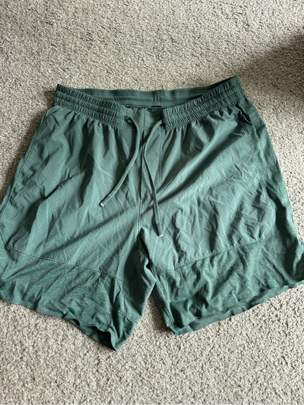 lululemon athletica Men's Green Athletic Shorts